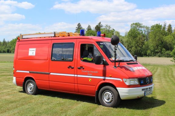 Früheres Tragkraftspritzenfahrzeug der Feuerwehr Gaden
